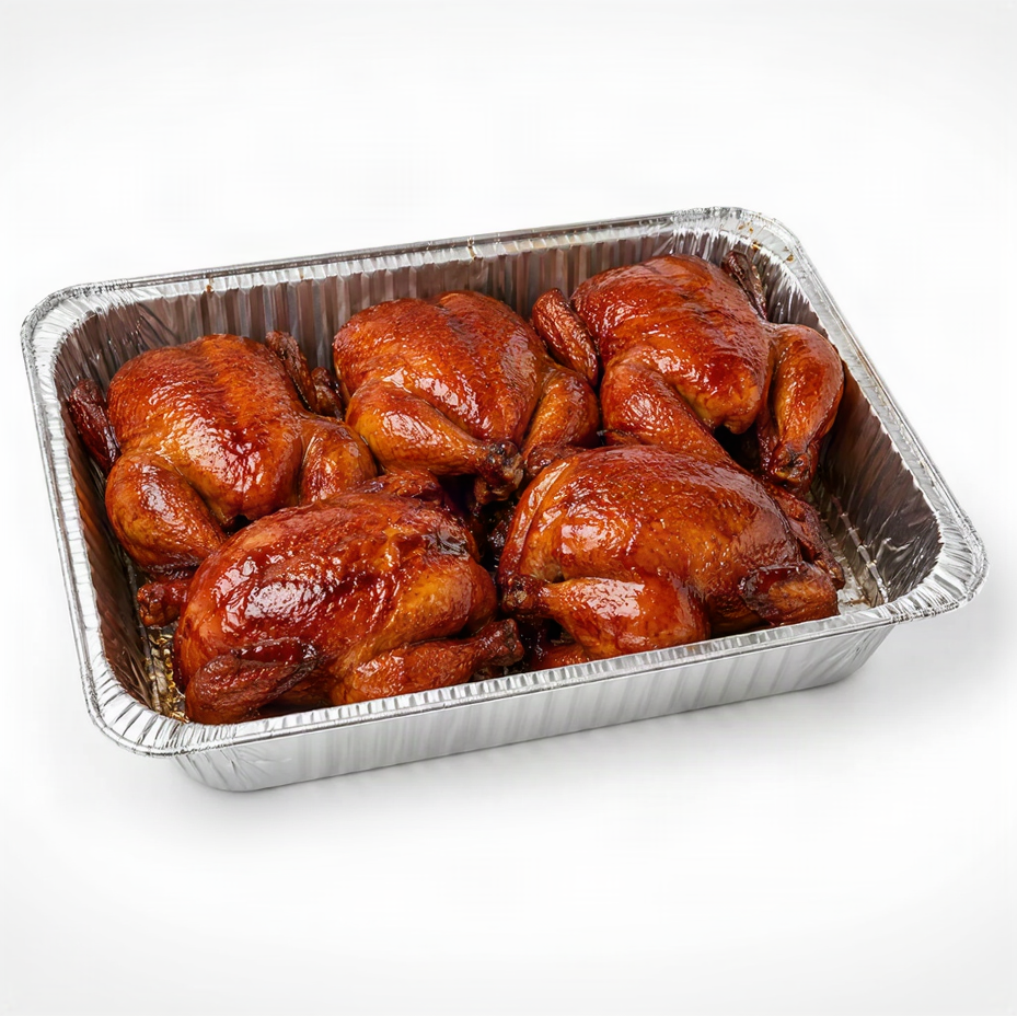 Shop 800g soy sauce roasted chicken in Singapore for wholesale, catering and foodservice. Tender, juicy whole roasted chicken ideal for mini buffets, restaurants, events and bulk orders.