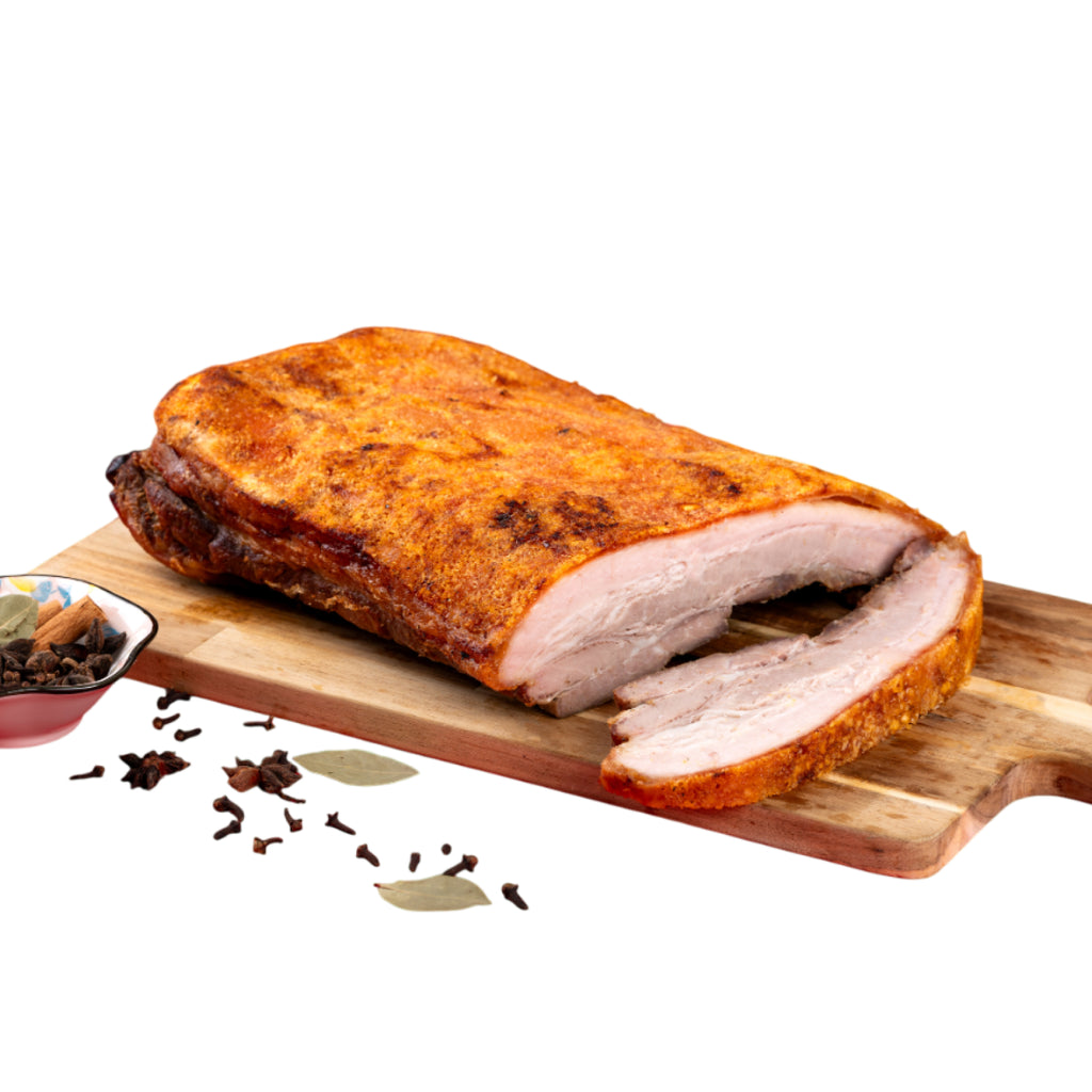 Roasted pork 烧肉 crispy skin, ready-to-eat Singapore family dinners corporate orders